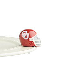 Nora Fleming Mini Collegiate Helmet: University of Oklahoma